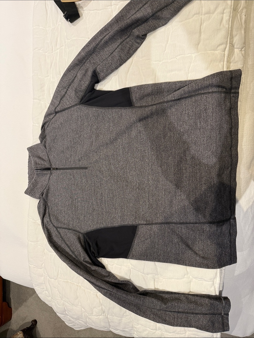 Lululemon Men's Heather Gray Quarter-Zip